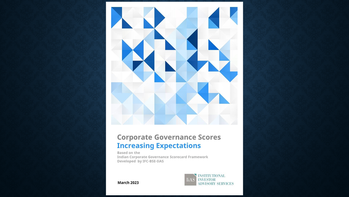 IiAS Specials Commentary on corporate governance issues
